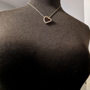 14k Delicate Gold Chain Necklace with Heart